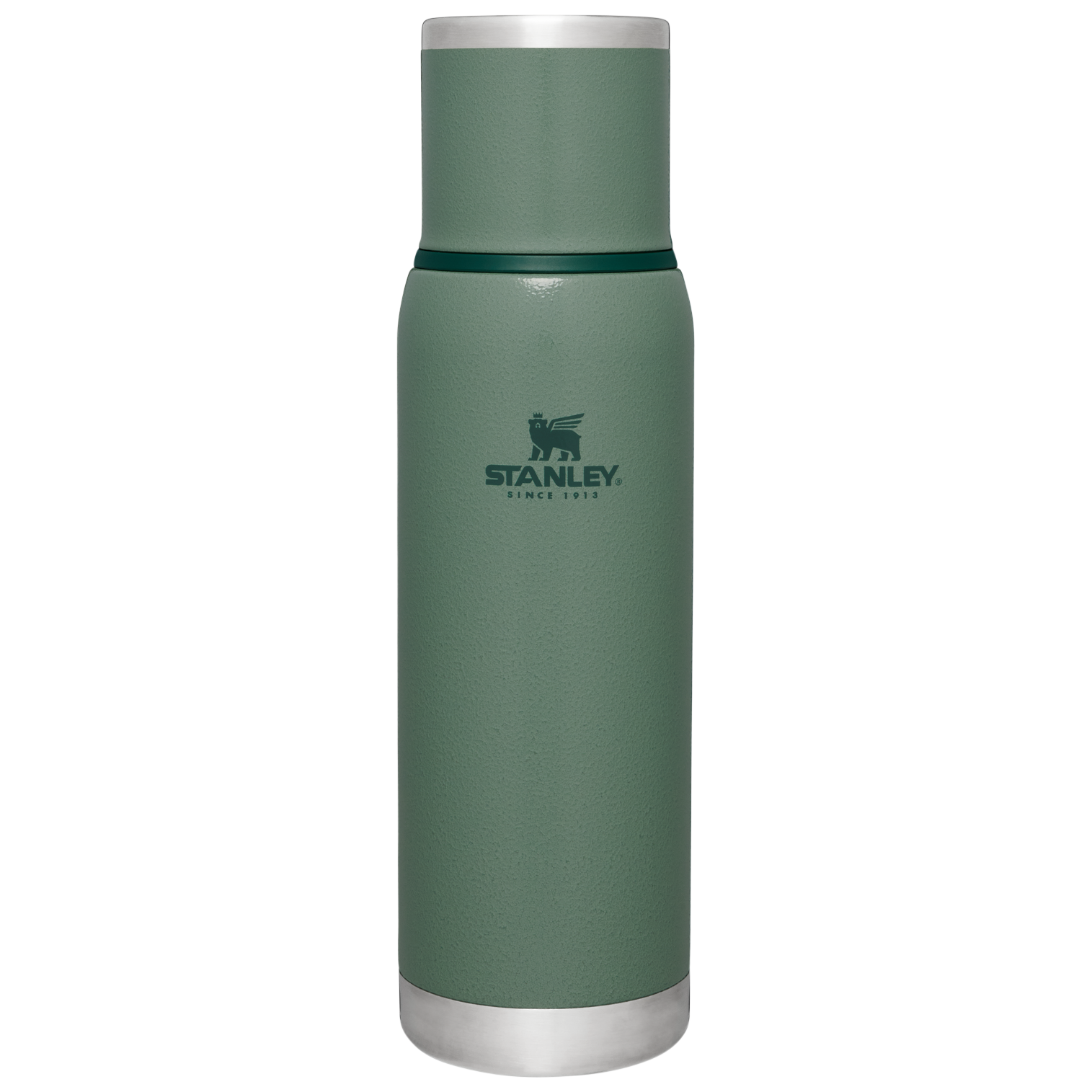 Stanley 1.1 QT Adventure To Go Bottle with Insulated lid in Hammertone Green