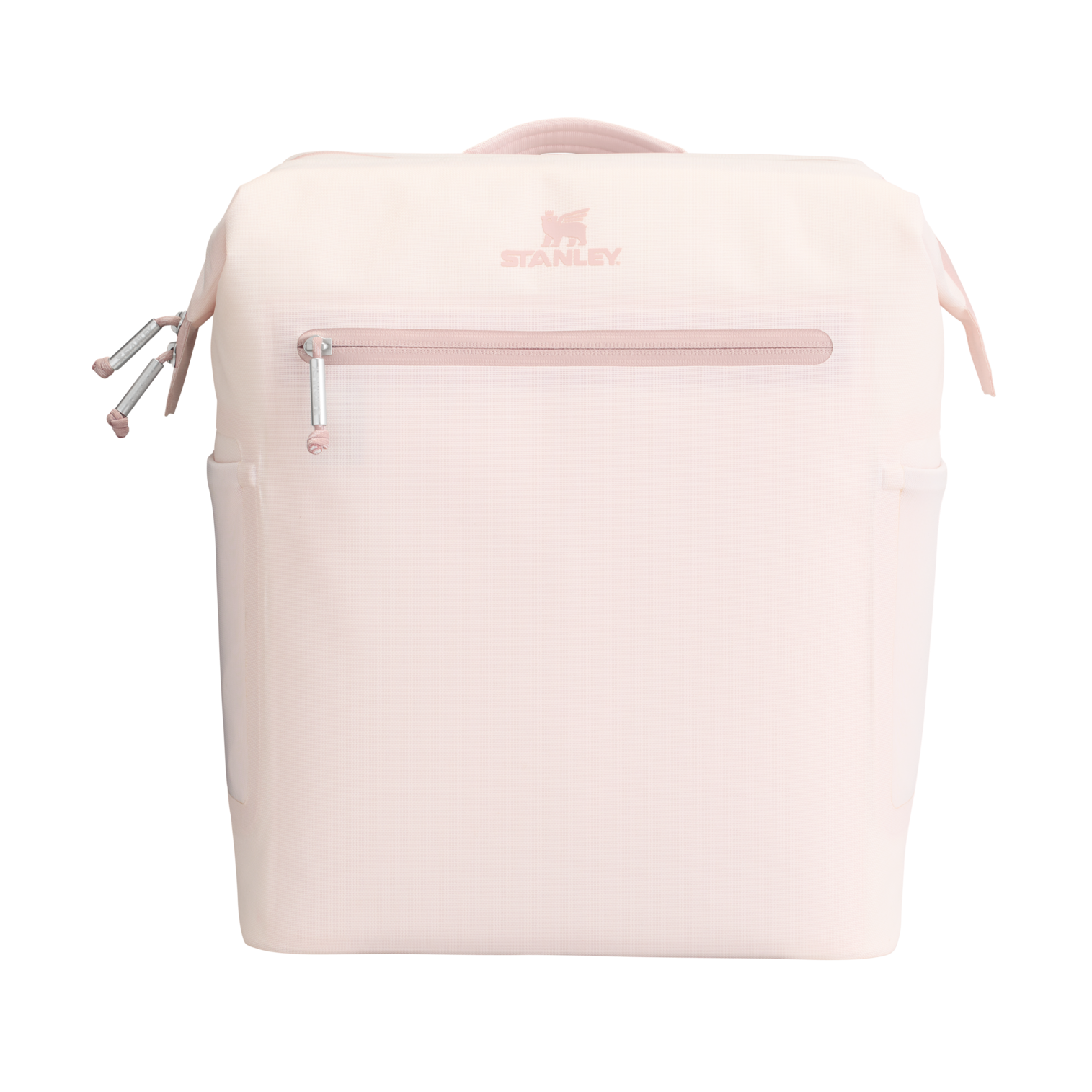 Stanley All Day Madeleine Lunchbox with adjustable backpack straps in Rose Quartz