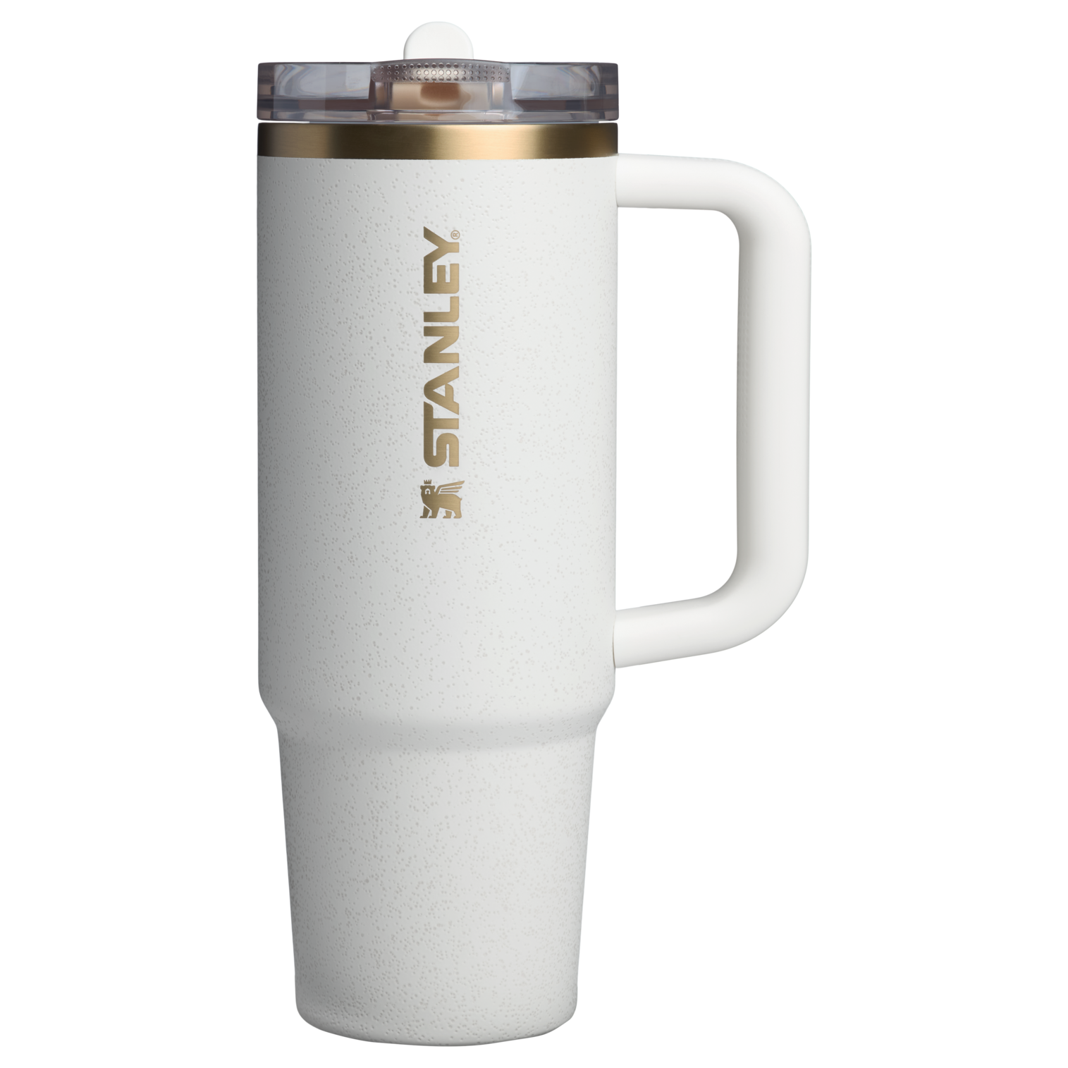 The Stanley Quencher ProTour Flip Straw Insulated Tumbler 30 Oz in Cream Moon White