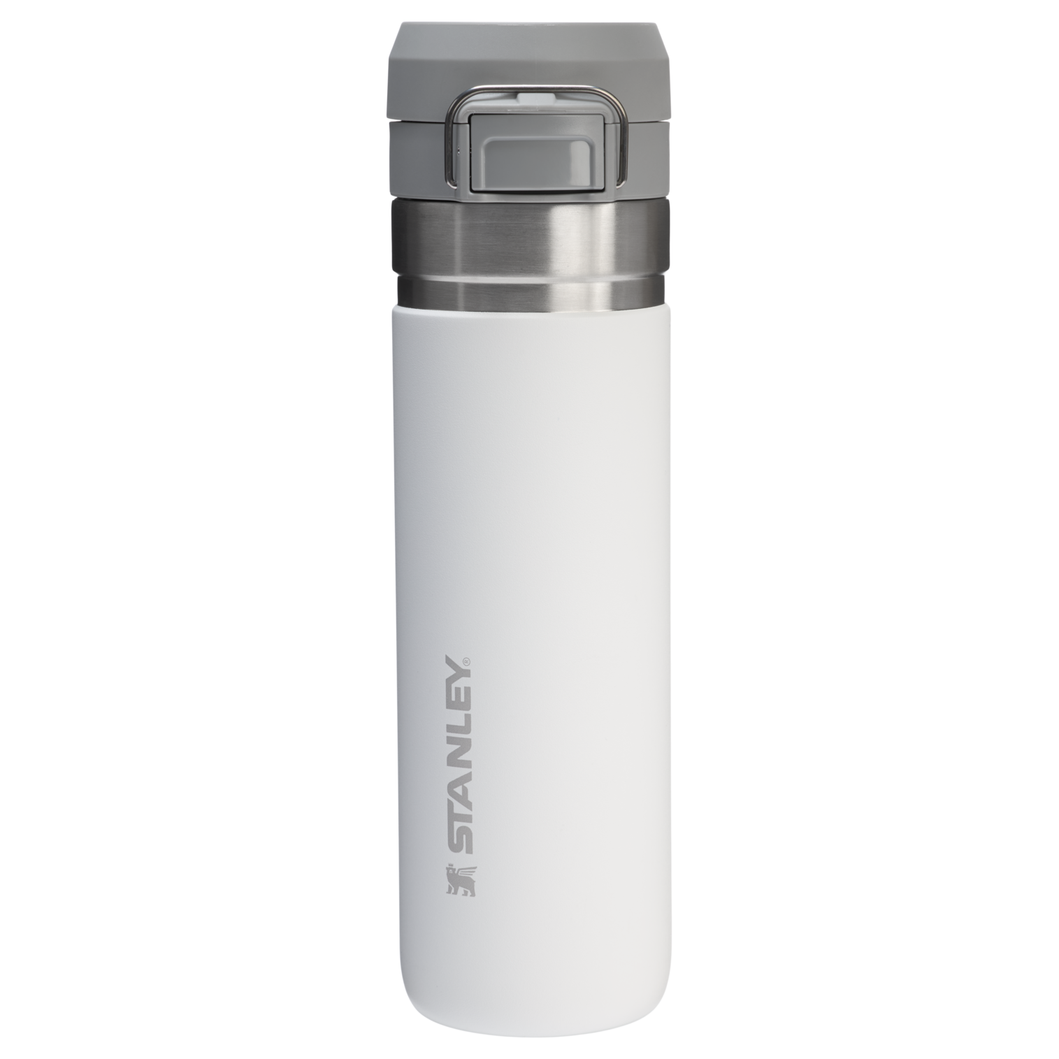 Stanley 24 OZ Quick Flip Go Bottle In Frost White
