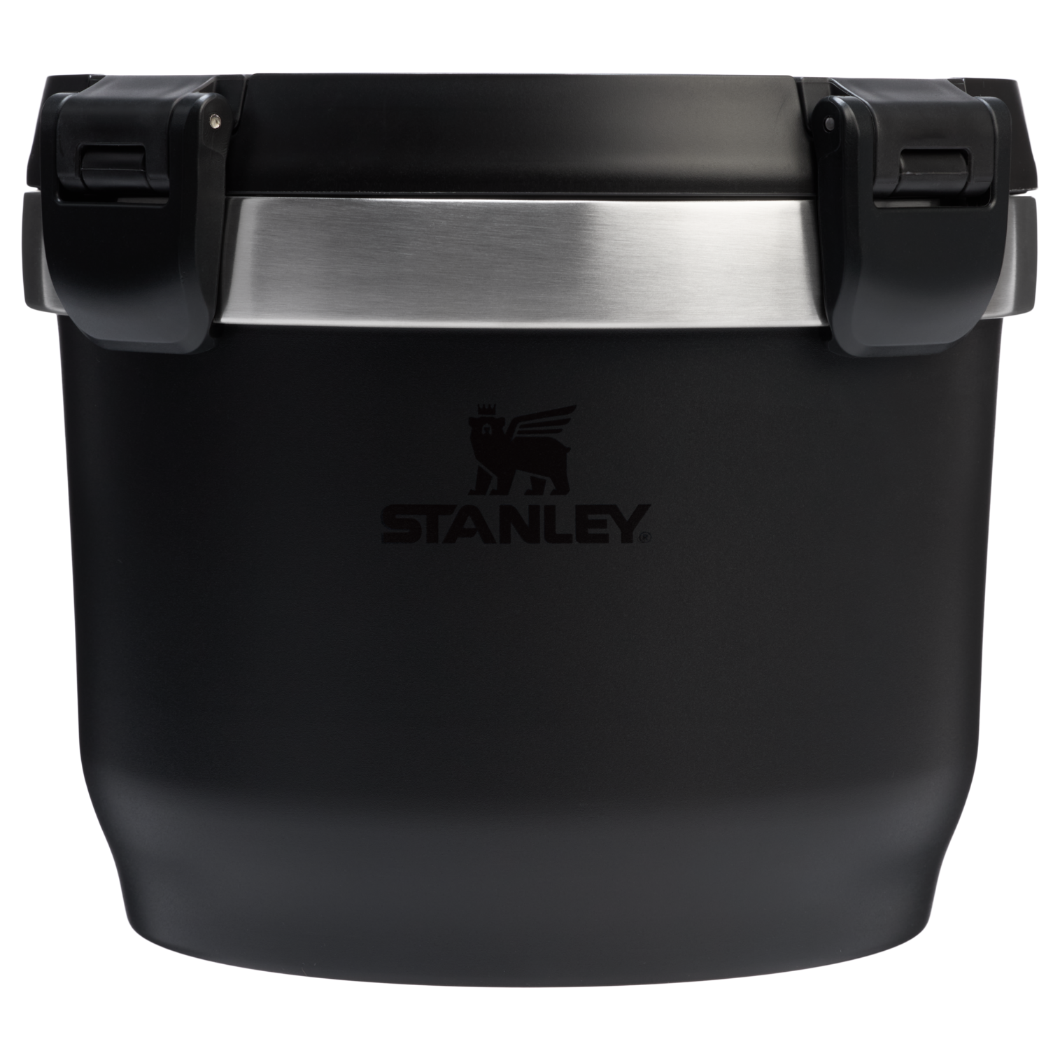 Stanley Fresh-To-Table 3 qt Leakproof Crock in Black with sealed lid and side latches