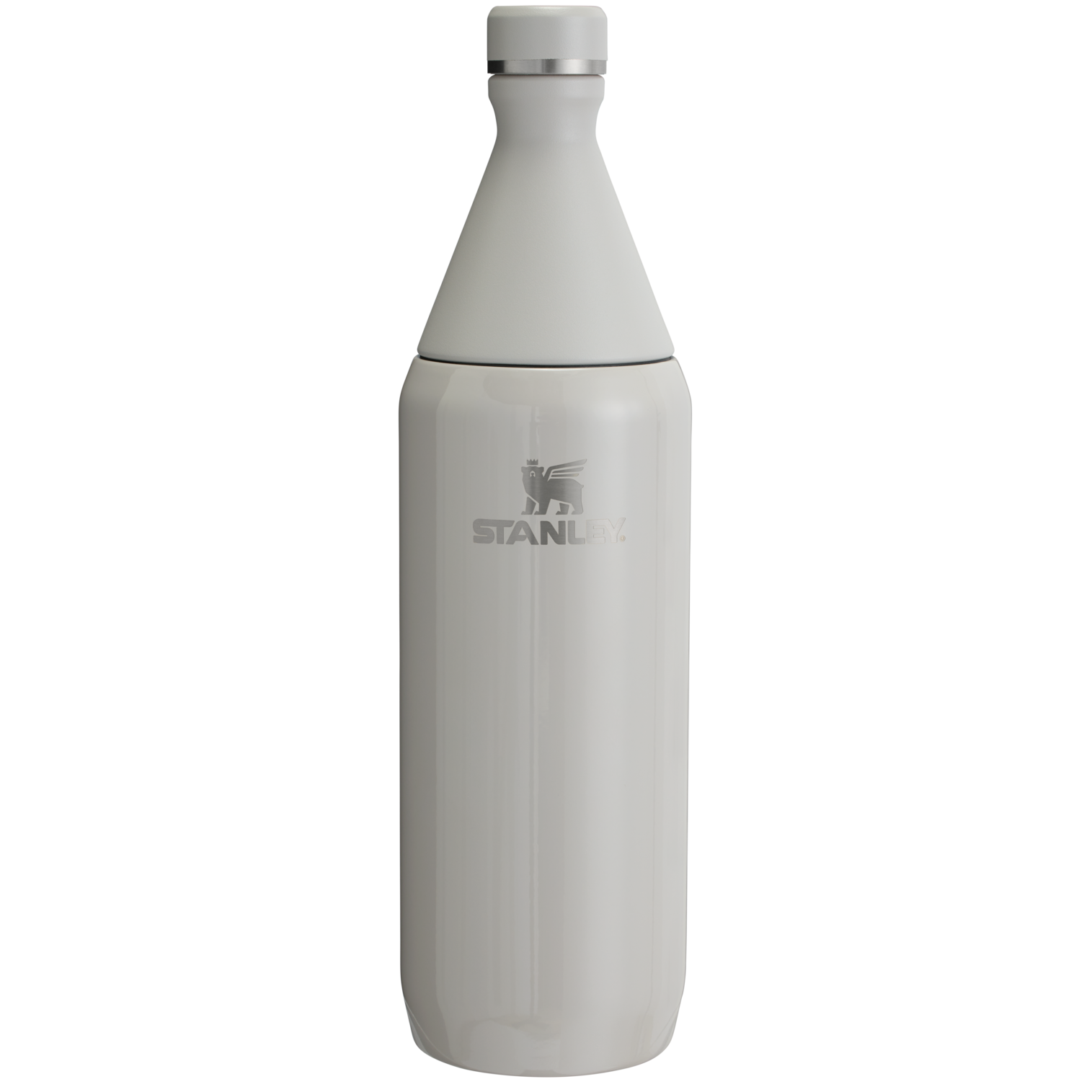 Stanley Leak Proof 34 OZ All Day Slim Bottle  with removable collar in Ash Gloss