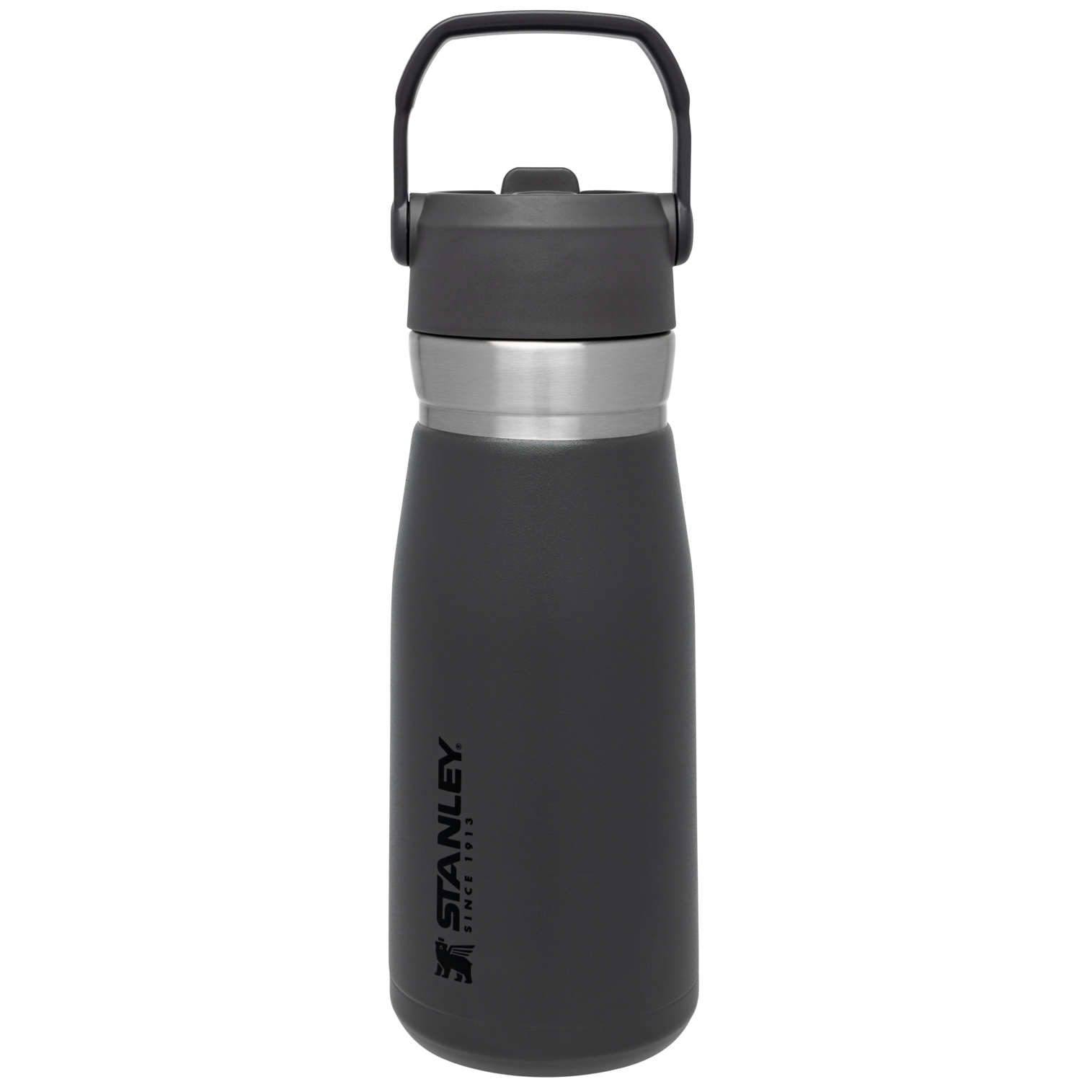 Stanley 27 OZ Go IceFlow Flip Straw Water Bottle In Charcoal Grey