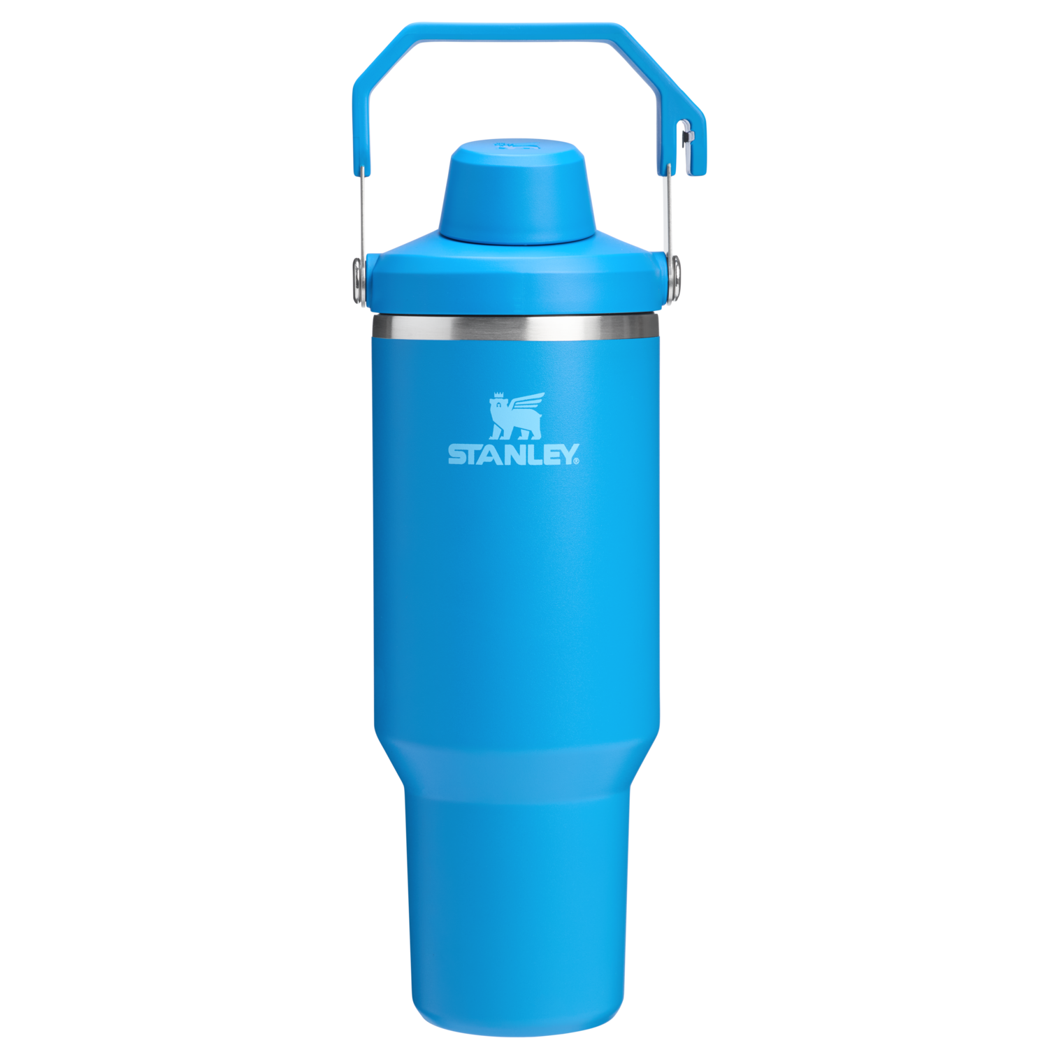 Stanley 40 OZ Ice Flow Fast Flow Insulated Tumbler In Azure Blue