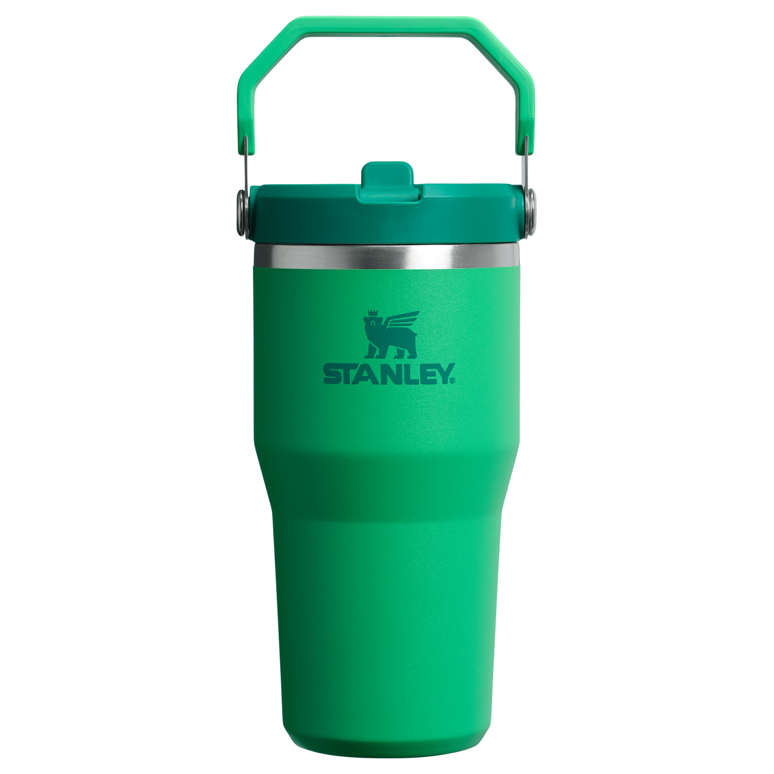 Stanley 20 Oz IceFlow Flip Straw Tumbler In Meadown Green