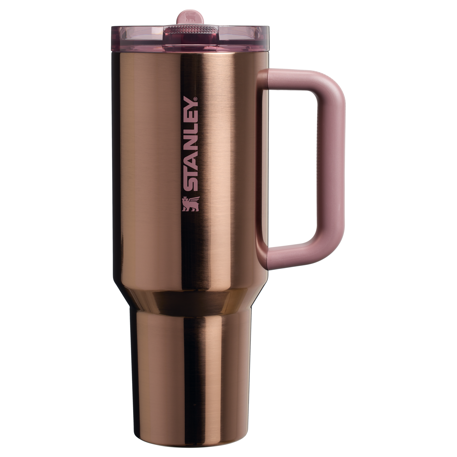 Stanley 40 OZ Flipstraw ProTour Stainless Steel Tumbler In Polished Rose Gold