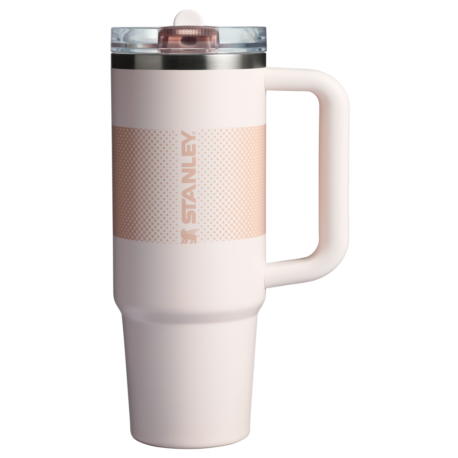 The Stanley Quencher ProTour Flip Straw Tumbler 30 OZ in Rose Quartz Fade