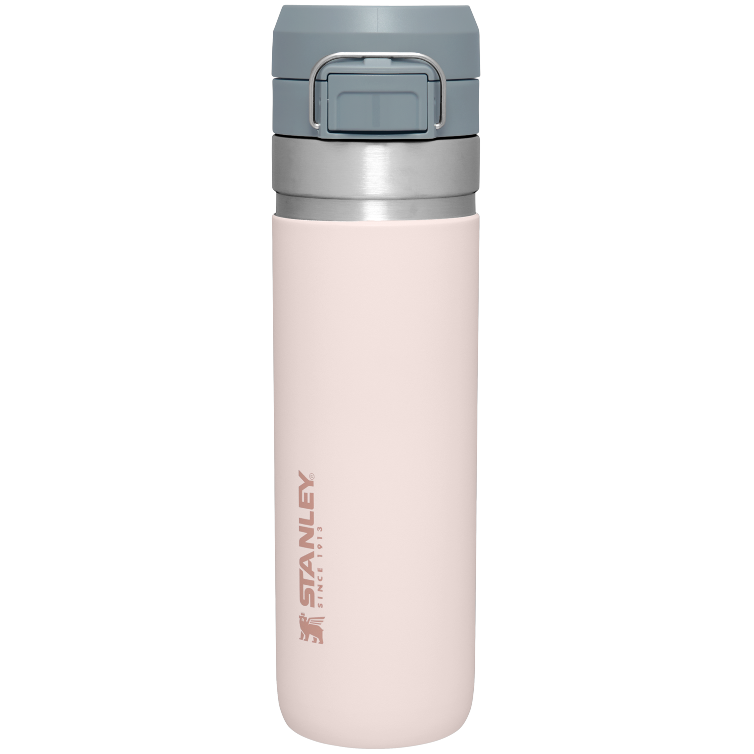 Stanley 24 OZ Quick Flip GO Bottle In Rose Quartz Pink