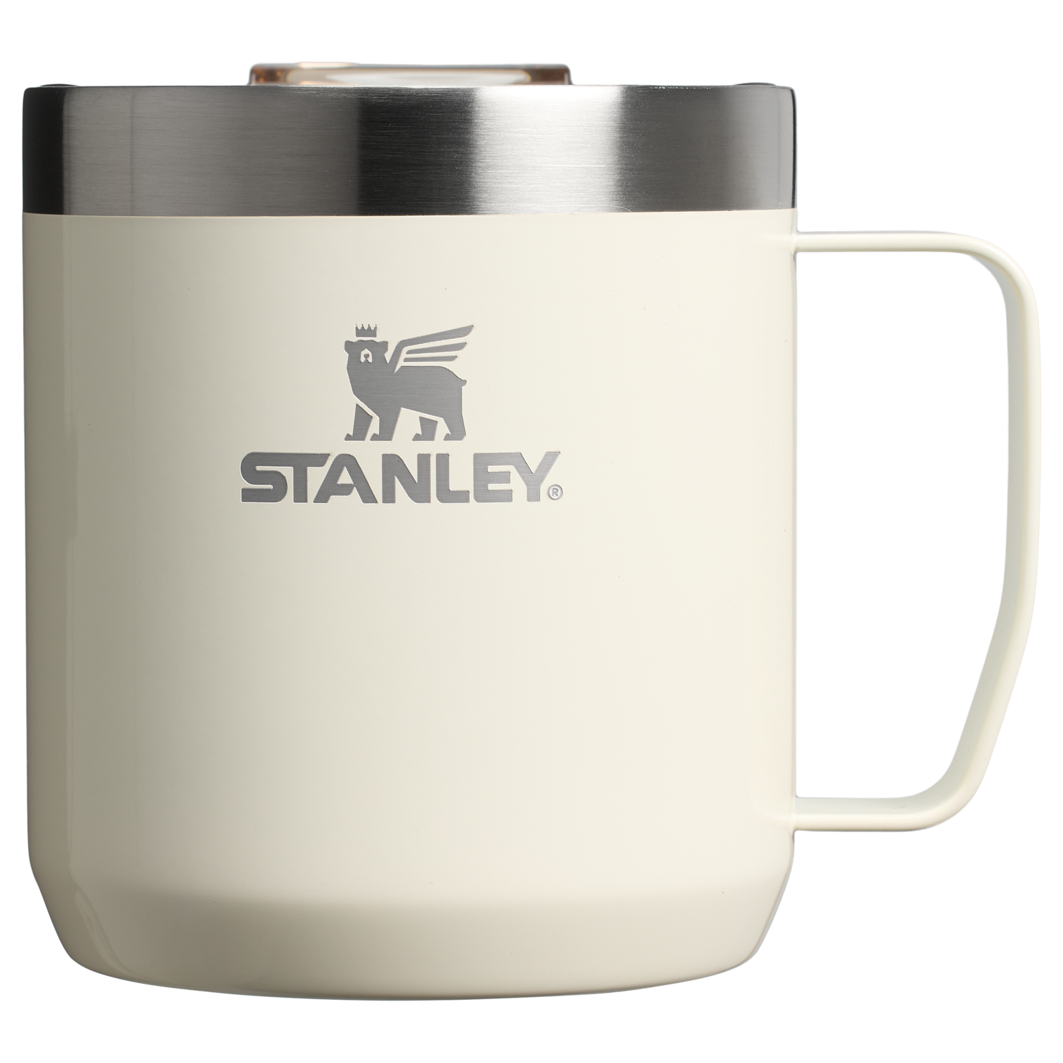 Stanley Everyday Camp Insulated Mug In Cream Gloss White