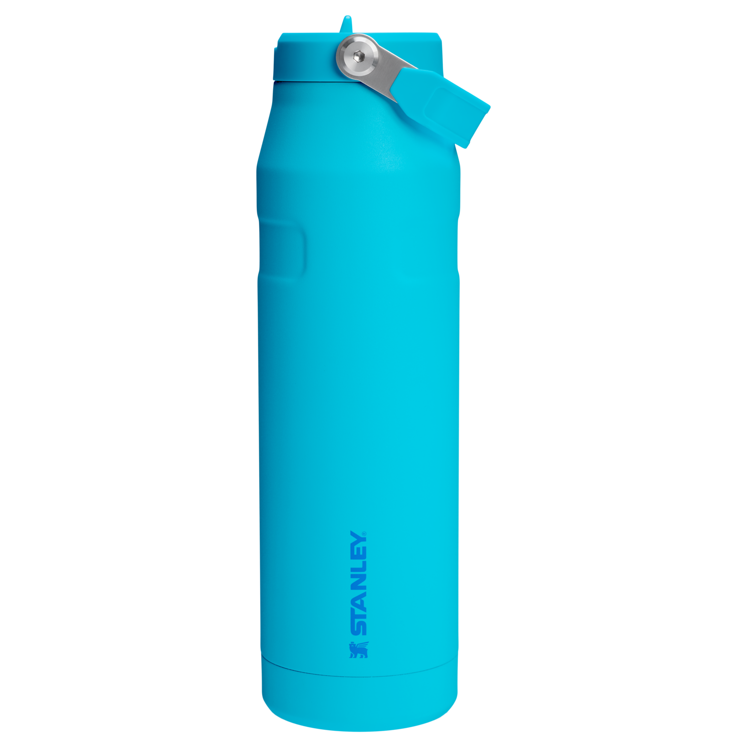 Stanley 16 OZ IceFlow Aerolight Flip Straw Water Bottle In Splash Blue