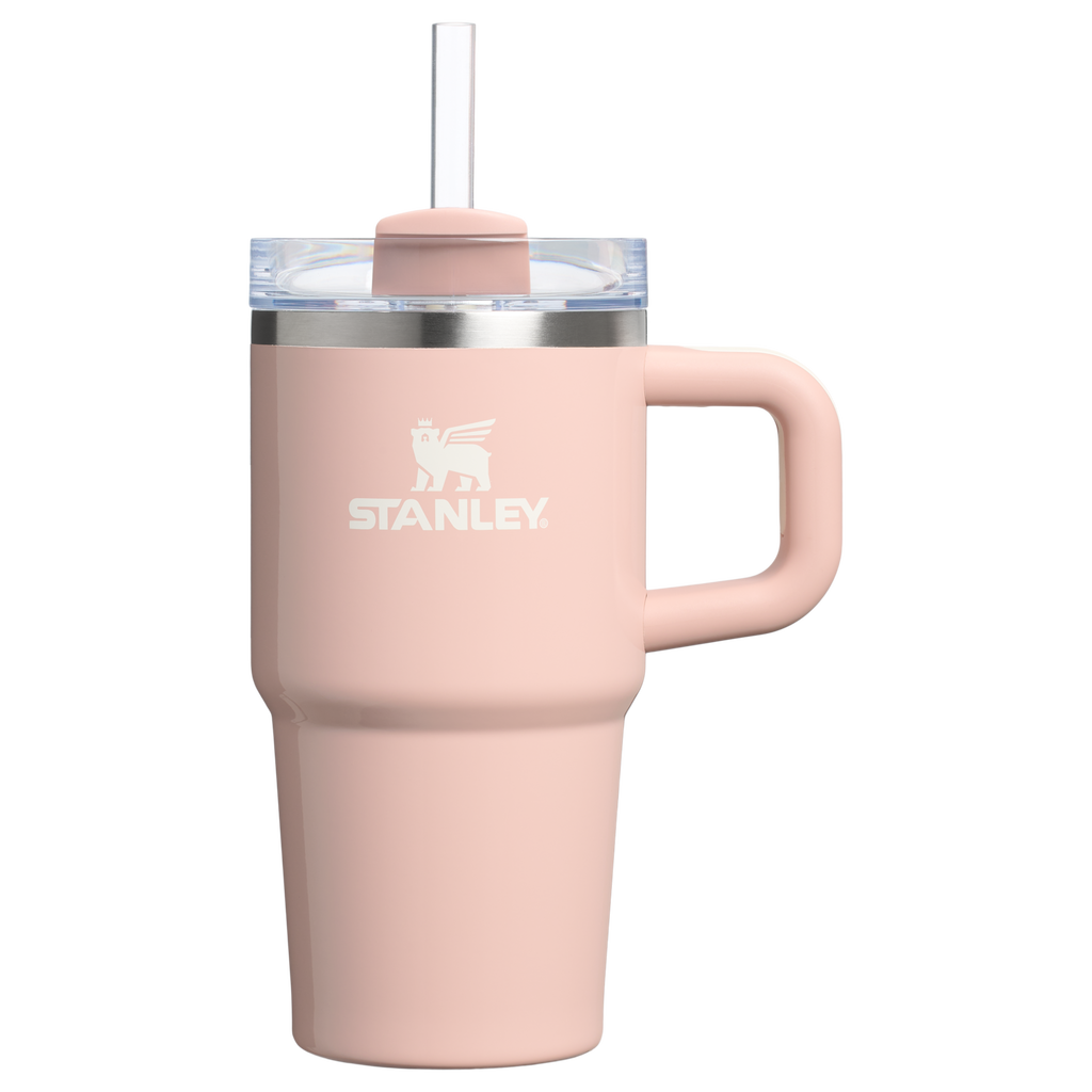 Stanley 20 OZ Quencher Stainless Steel Tumbler In Peach Whip Pink From The Oasis Collection