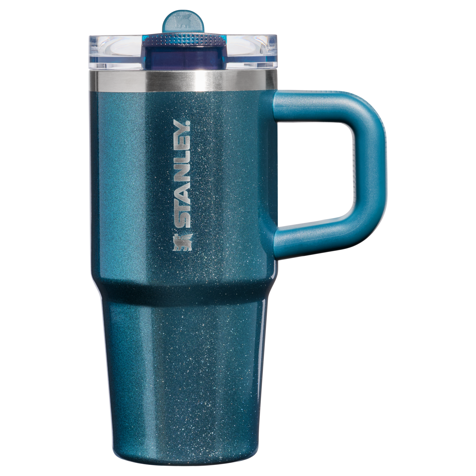 Stanley 14 oz ProTour Flip Straw Tumbler In Ponderosa Shimmer Blue