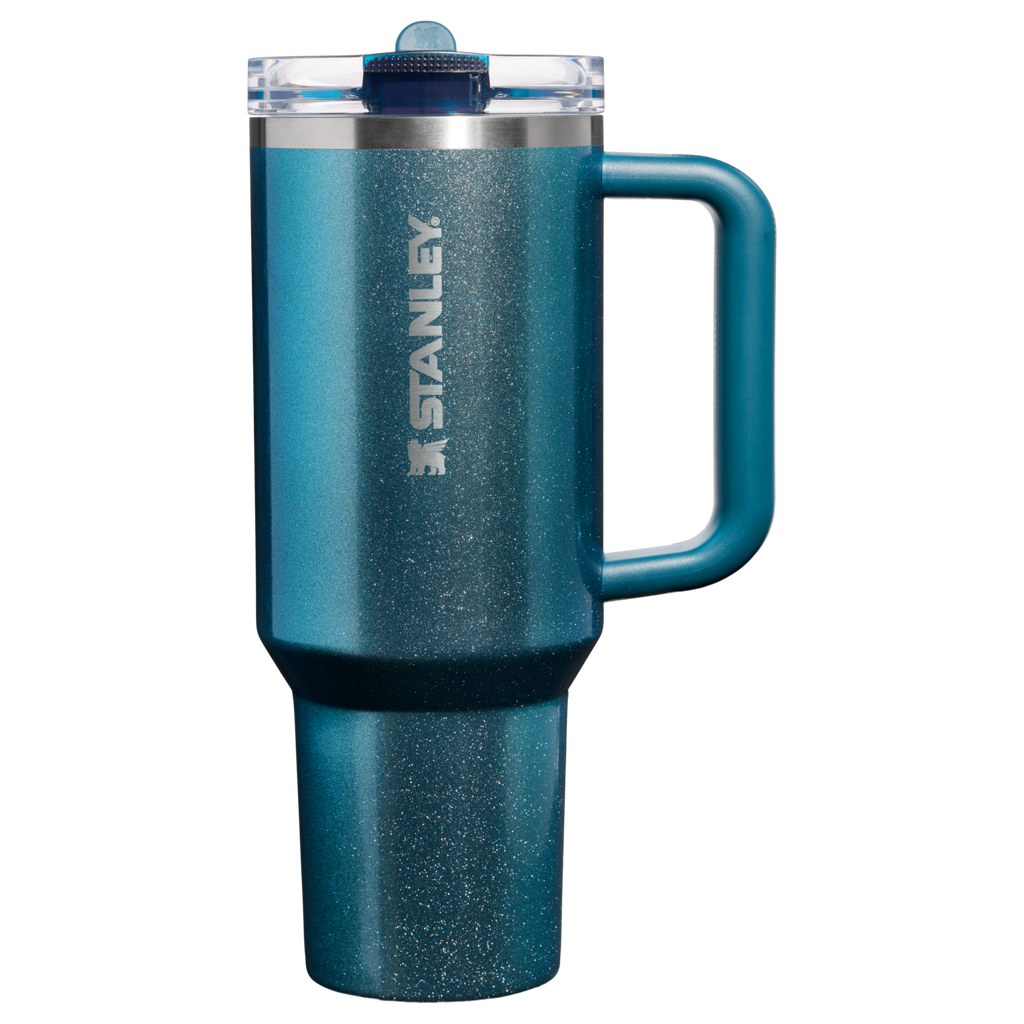 Stanley 40 oz ProTour Flip Straw Tumbler In Ponderosa Shimmer Blue