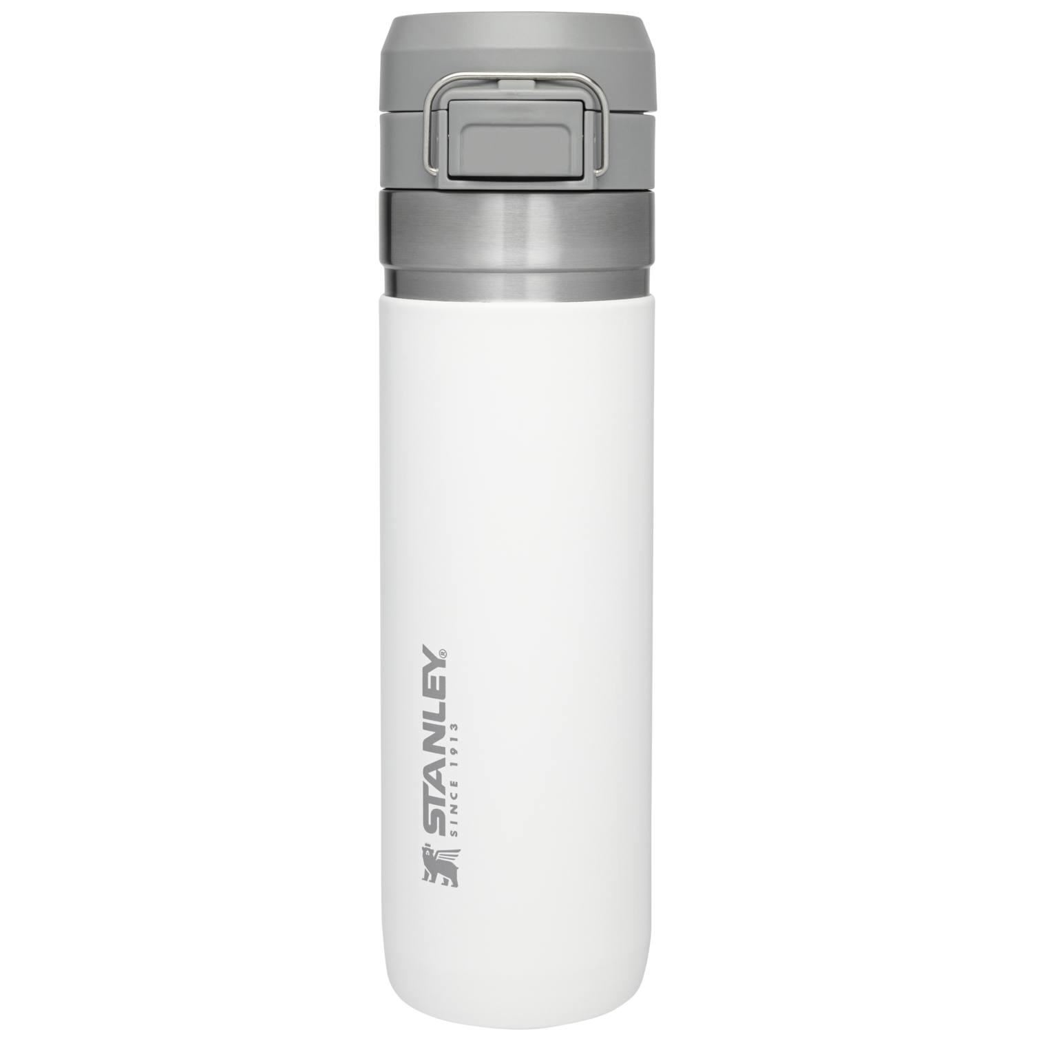Stanley 24 OZ Quick Flip GO Water Bottle In White