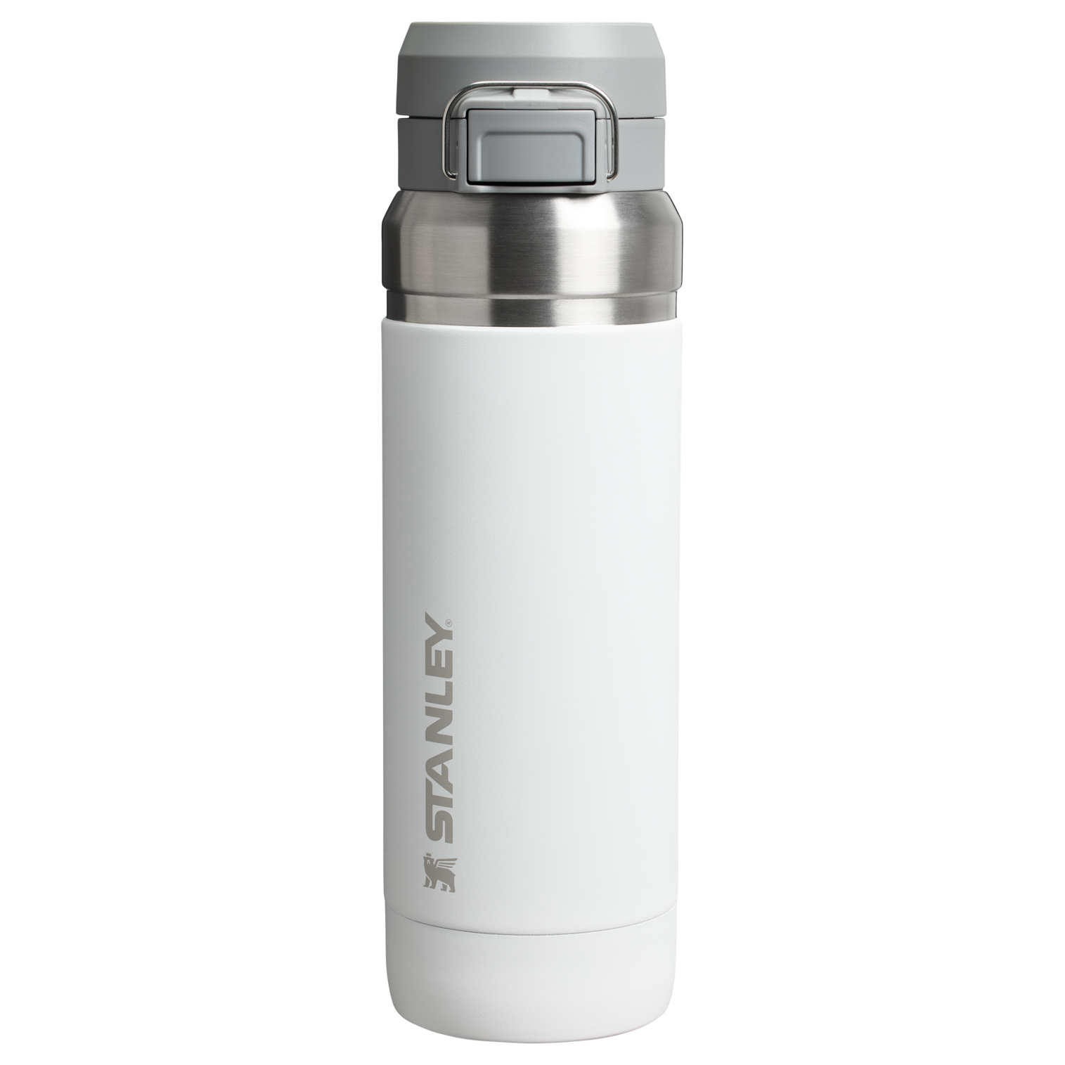 Stanley 36 OZ Quick Flip Go Water Bottle In Frost White