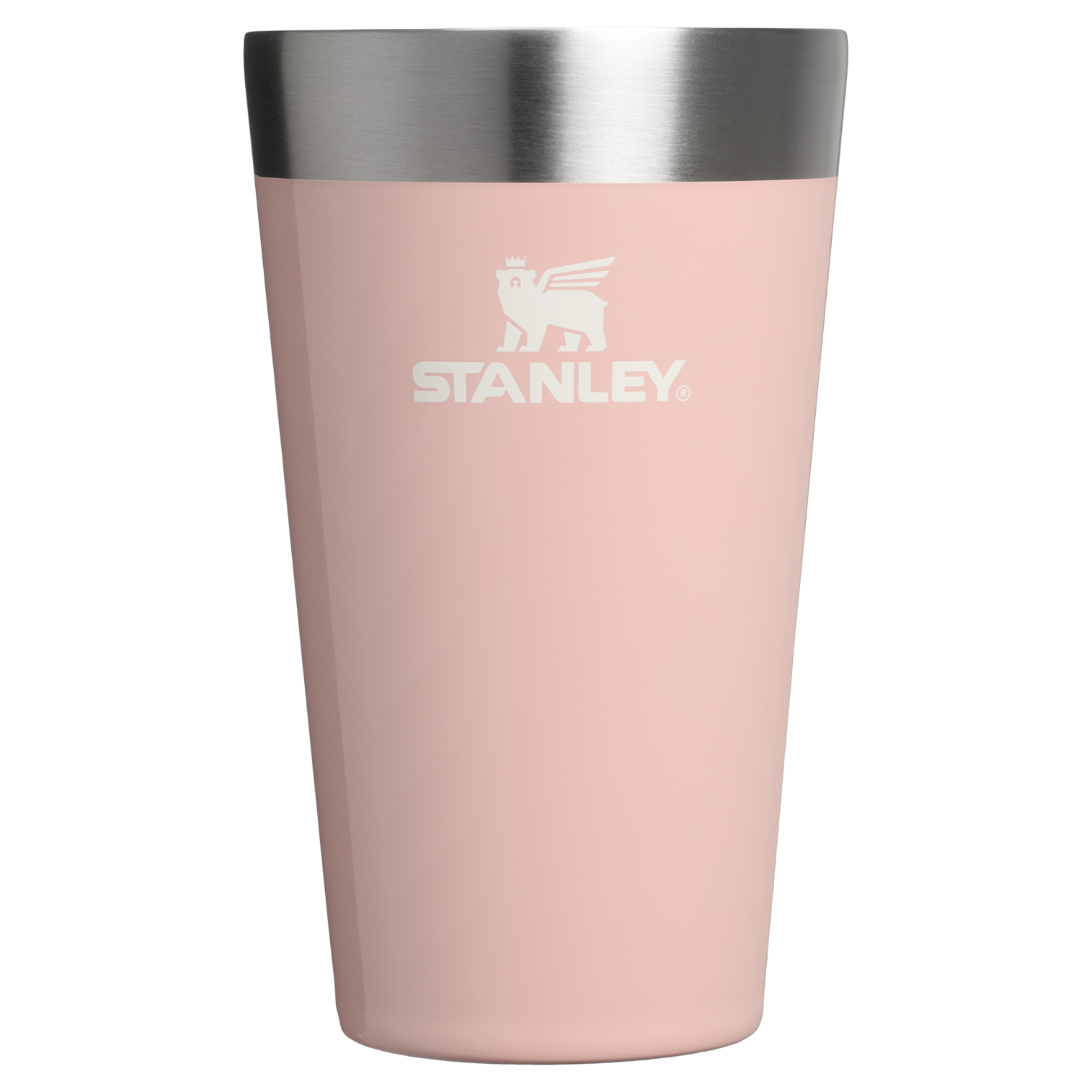 Stanley 16 Oz Stay Chill Stainless Steel Stacking Pint In Peach Whip Pink From The Oasis Collection