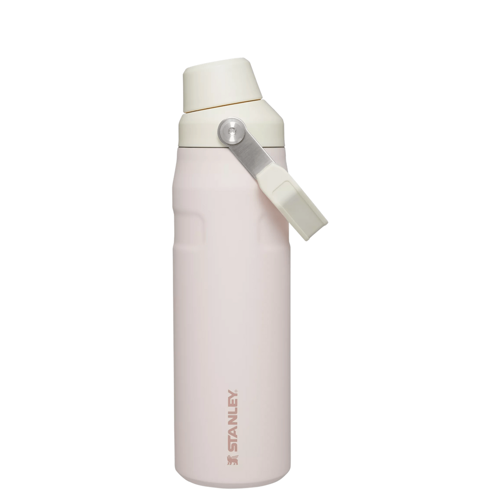 Stanley IceFlow Water Bottle with Fast Flow Lid 24 OZ In Rose Quartz Blue